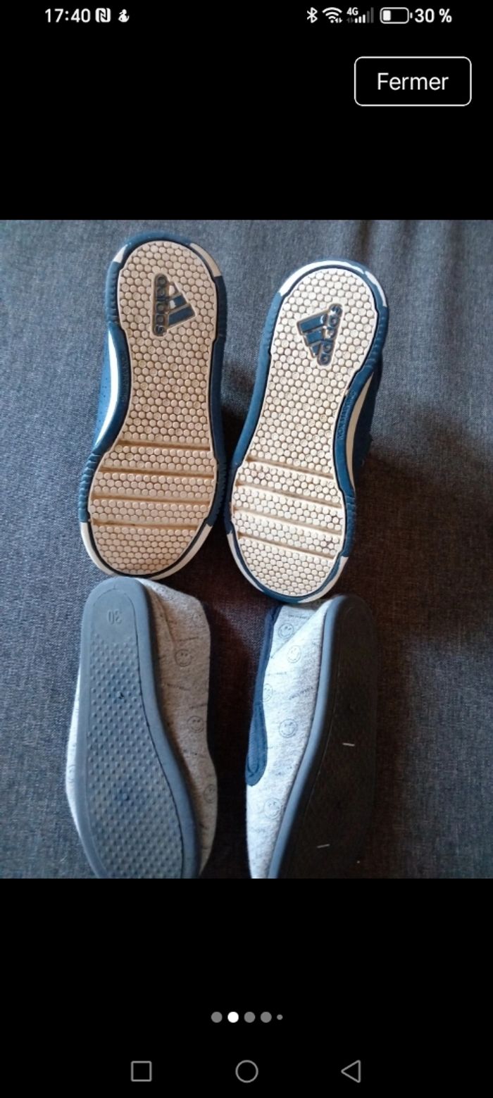Lot baskets et chaussons 30 - photo numéro 2