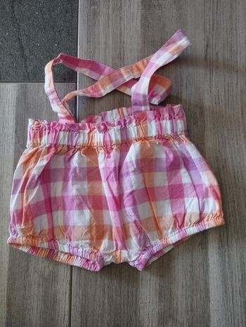Salopette short