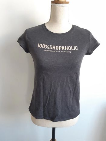 Tee shirt gris Kiabi T34