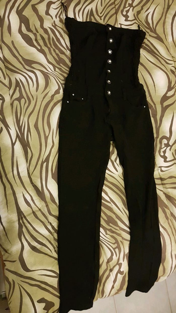 Combinaison bustier noire