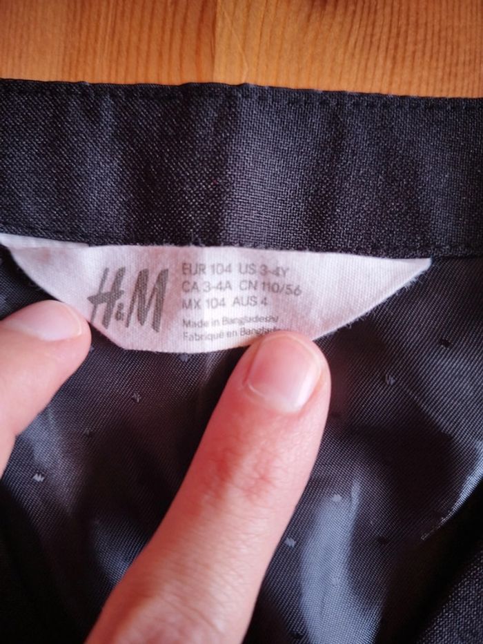 Gilet de costume noir taille 4 ans - photo numéro 2