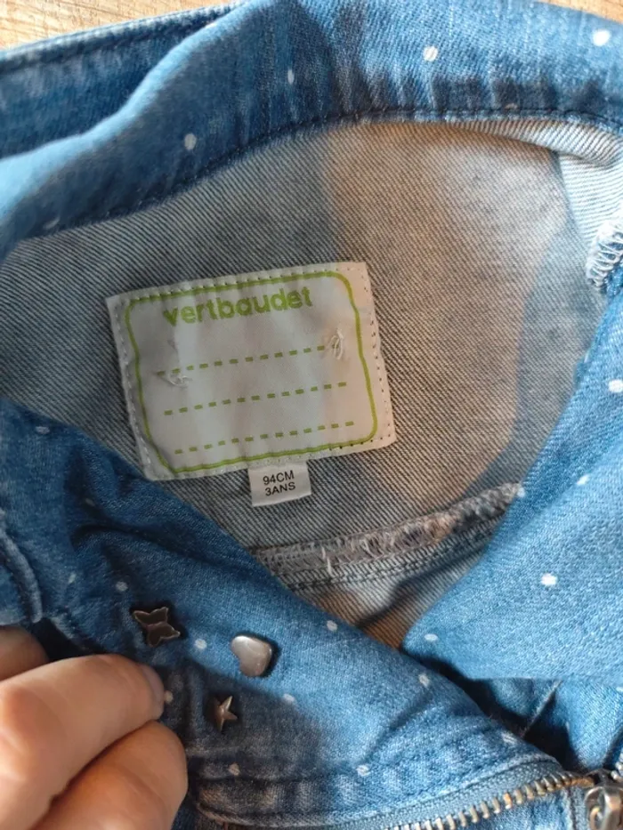 Veste en jean fille - photo numéro 2