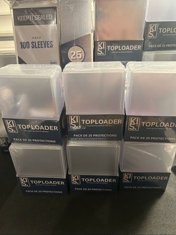 Lot 6 Packs Toploaders Premium Ultra Transparent KIS