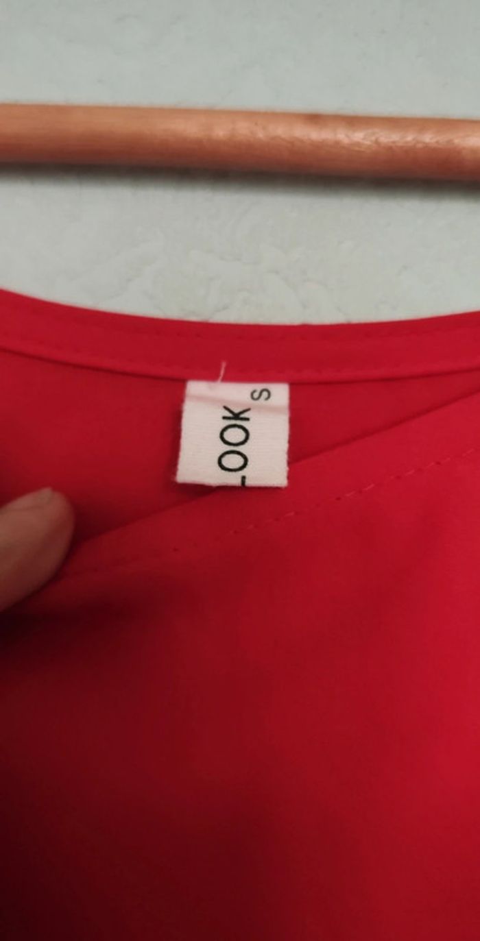 Robe rouge Favo Look femme S - photo numéro 4