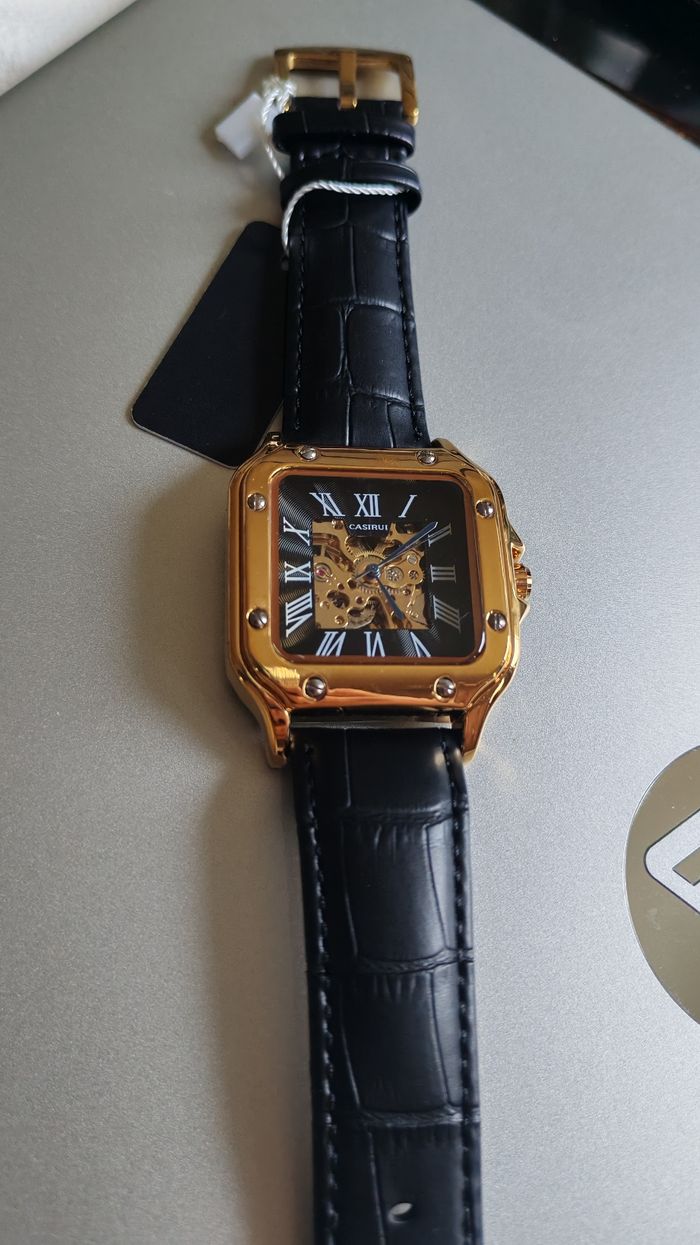 Montre automatique rectangulaire - photo numéro 2