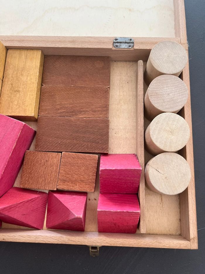 Jeu de construction en bois vintage - photo numéro 5