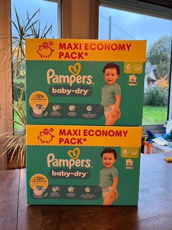 Couche taille 6 Pampers Baby Dry taille 6 : 160 Couches