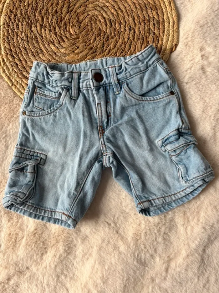 Short en jeans