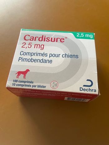 50 comprimés cardisure chien 
