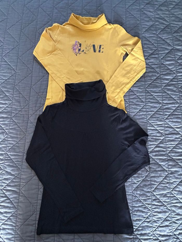 Lot de 2 sous-pulls fille - photo numéro 2