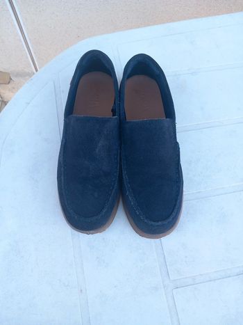 Mocassin Zara en daim t33 porté une fois pour mon mariage