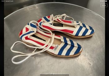 Espadrilles avec lacets Etchandy made in France