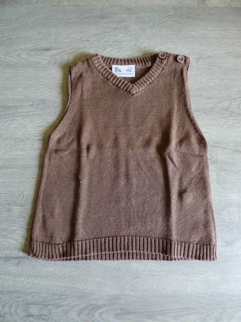 Pull sans manches garçon 3 mois