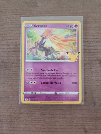Carte Pokémon Xerneas 012/025 Célébrations 25 ans