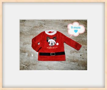 Joli pull garçon Disney Mickey 9 mois