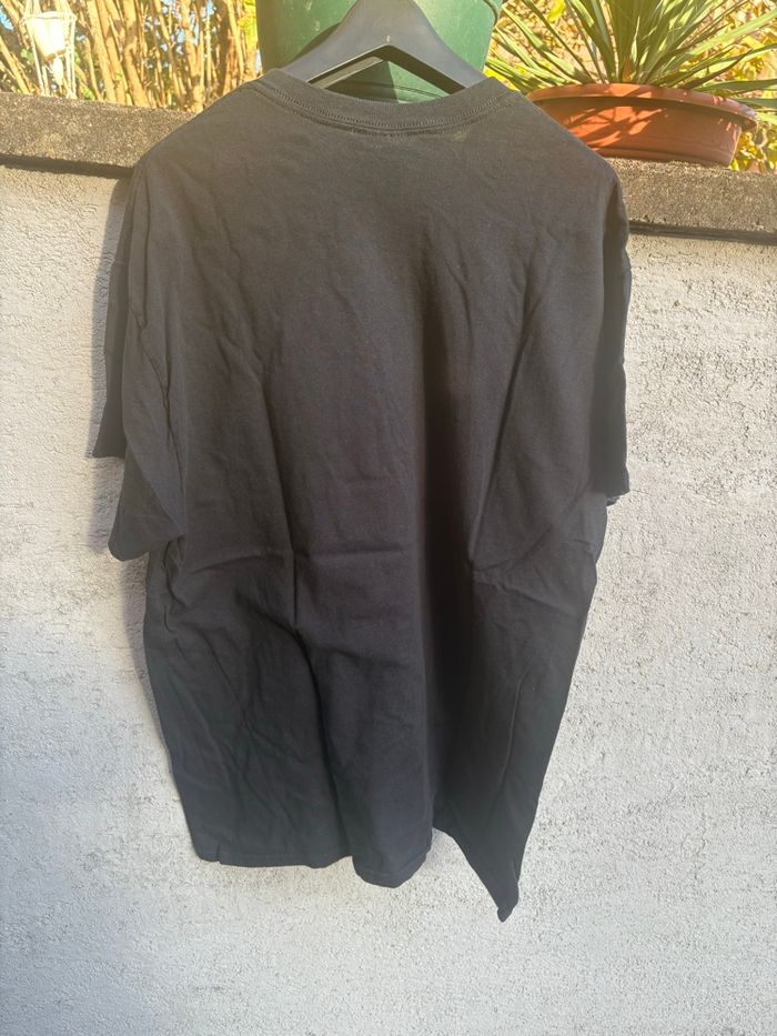 T shirt noir avec écriture blanche - photo numéro 2