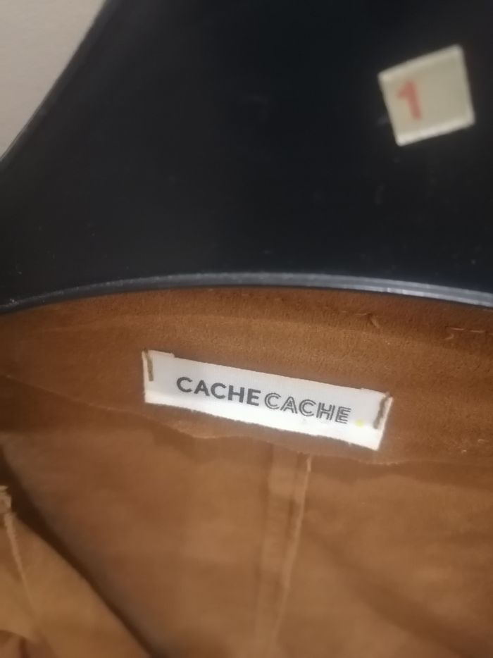 Veste femme  daim neuve 38 cache cache - photo numéro 3