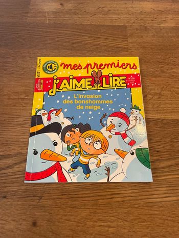 Livre Mes premiers J’aime lire L’invasion des bonhommes de neige