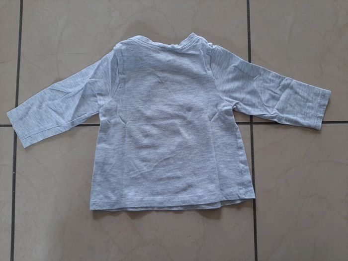 Lot de 6 tee shirts manches longues fille 6 mois - photo numéro 7