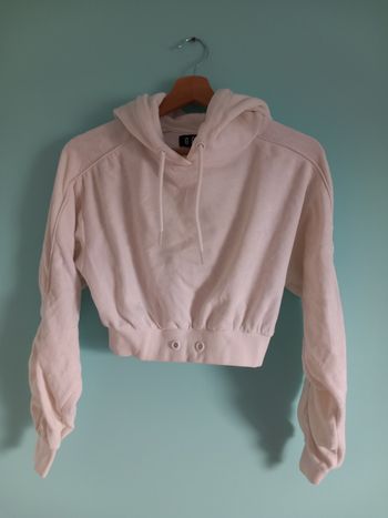 Sweat blanc court