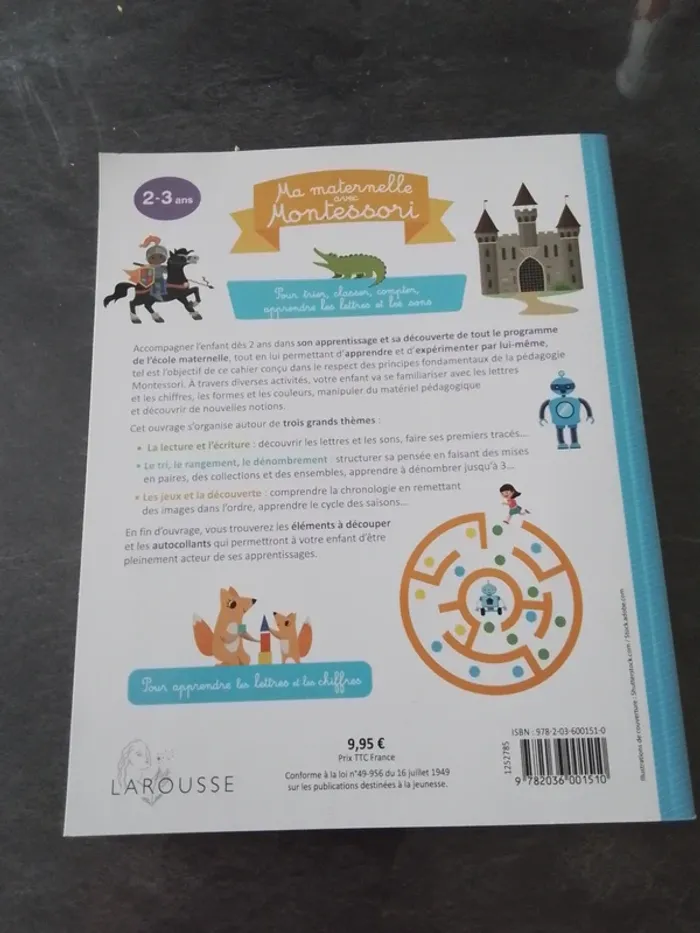 Livre "Ma maternelle avec Montessori" 2/3 ans - photo numéro 2