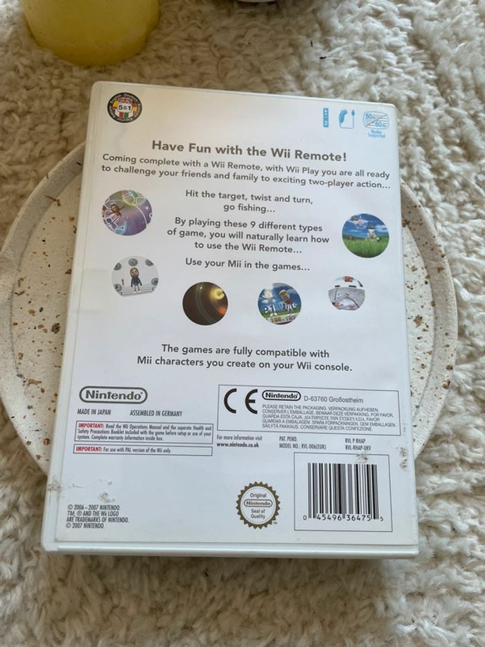 Jeu Wii - WiiPlay version anglaise - photo numéro 4