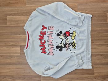 Sweat Disney Mickey Minnie écru femme L