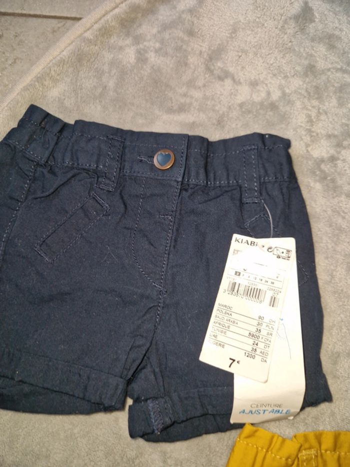 Lot 2 short kiabi 3mois - photo numéro 4