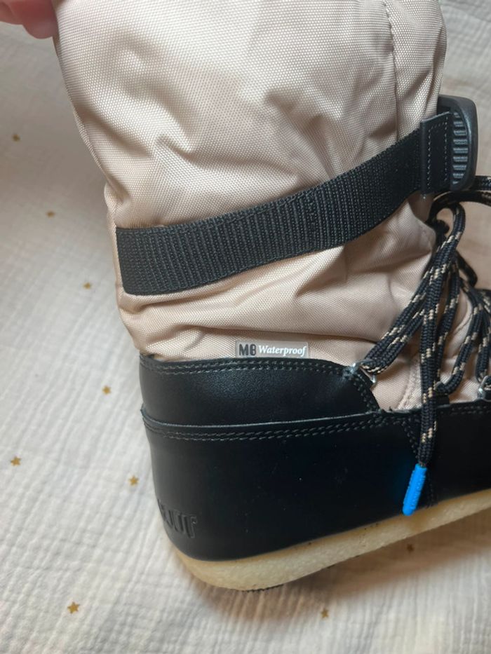 Moon boot - beige et noir - 41 - photo numéro 6