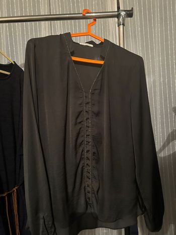 Blouse grise habillée