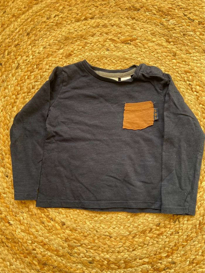 T-shirt manche longue Zara 12/18 mois