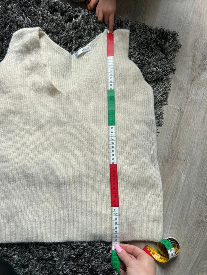 Pull sans manches maille - taille unique - photo numéro 9