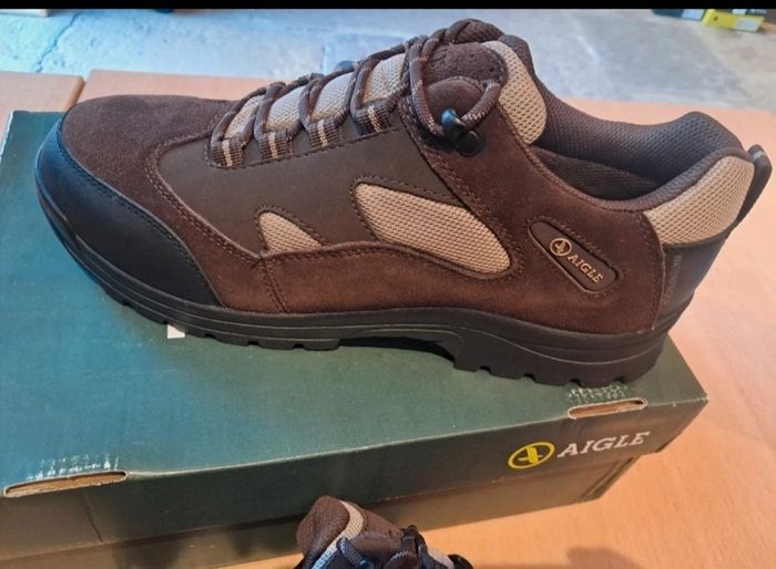 Aigle chaussures marche rando randonnée P.45 waterproof neuves - photo numéro 2