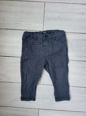 Pantalon fin garçon kiabi 12 mois