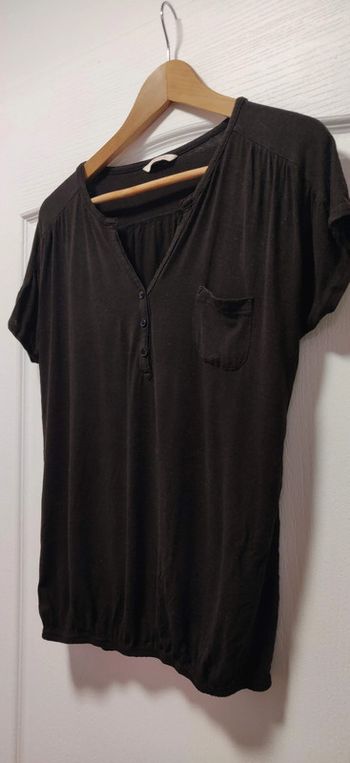 T-shirt mc noir Camaïeu 38/40