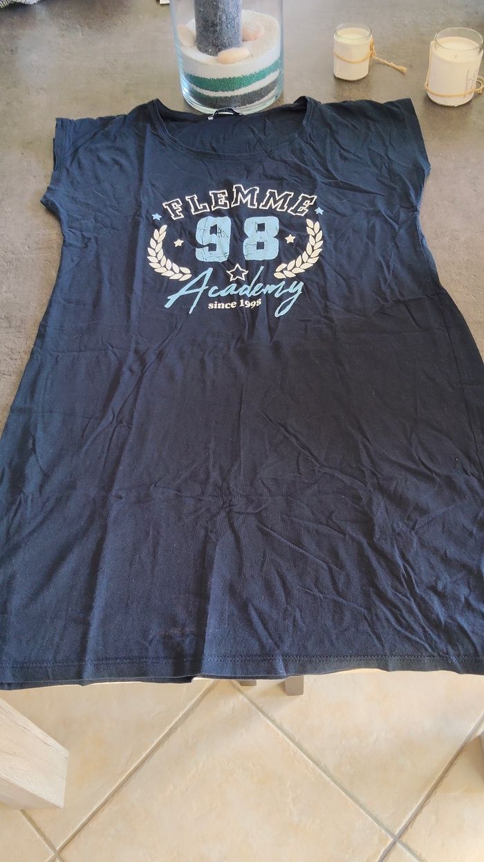 Chemise de nuit avec imprimé taille L