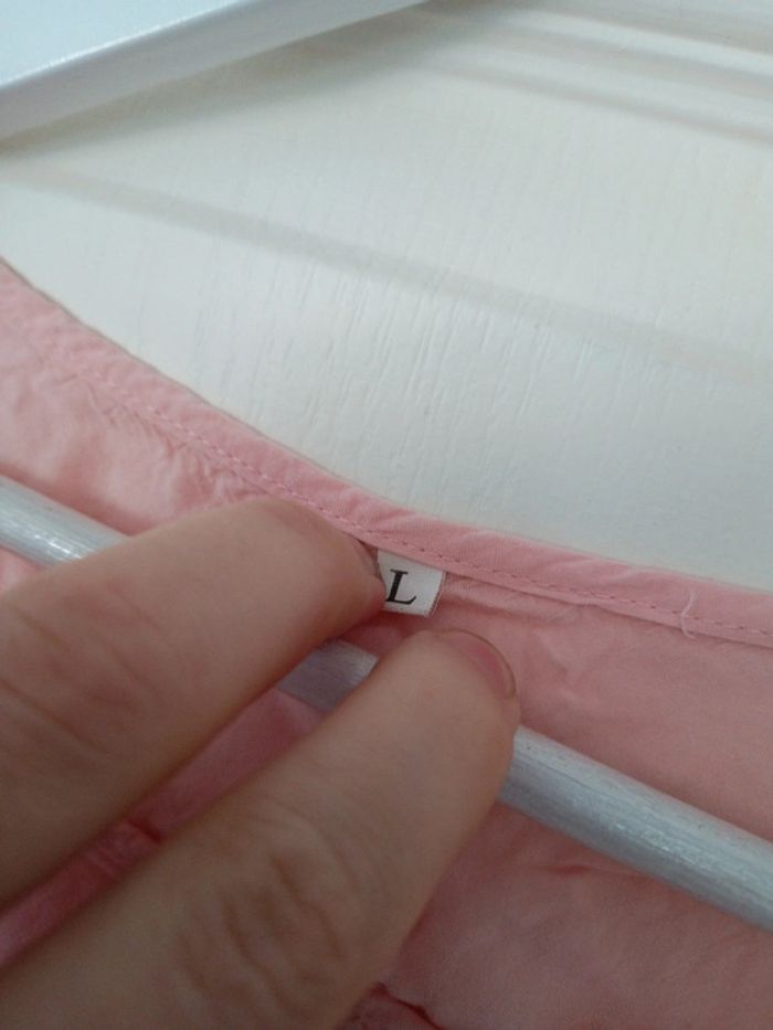 Pull rose léger taille L 100 % viscose - photo numéro 3