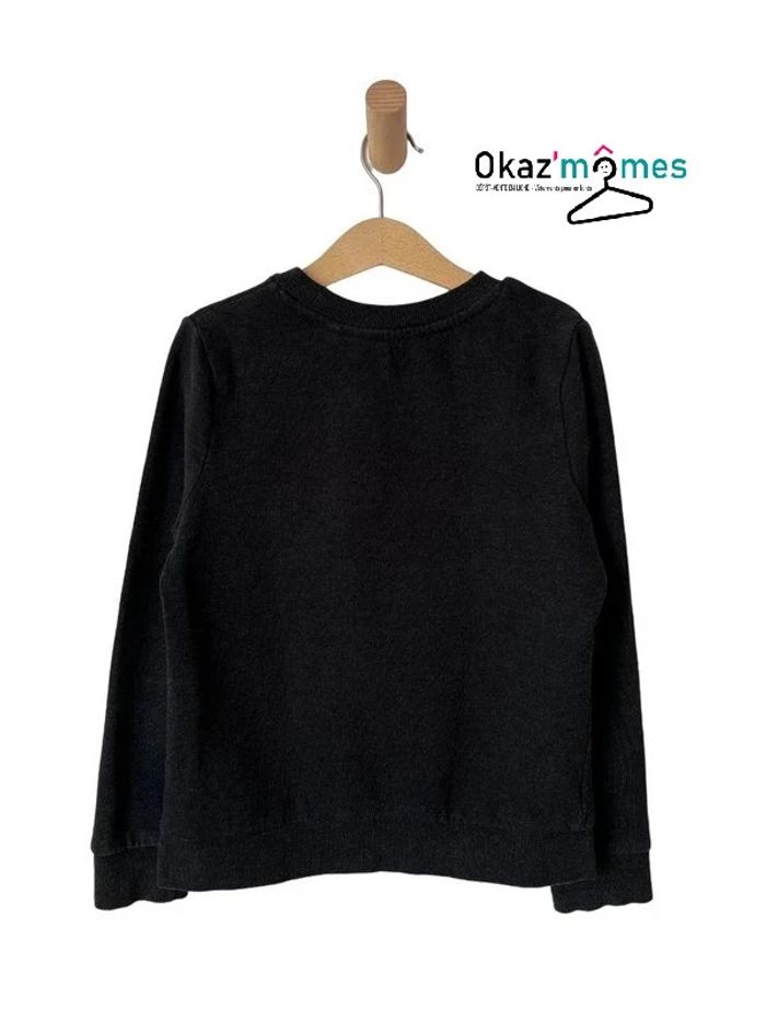 Sweat gris anthracite motifs cils et lèvres - C&A 9 ans (134-140cm) - photo numéro 2