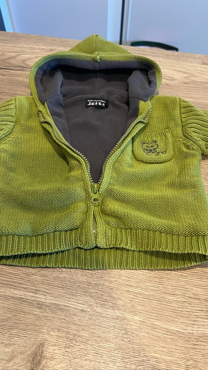 Veste intérieur polaire pour bébé