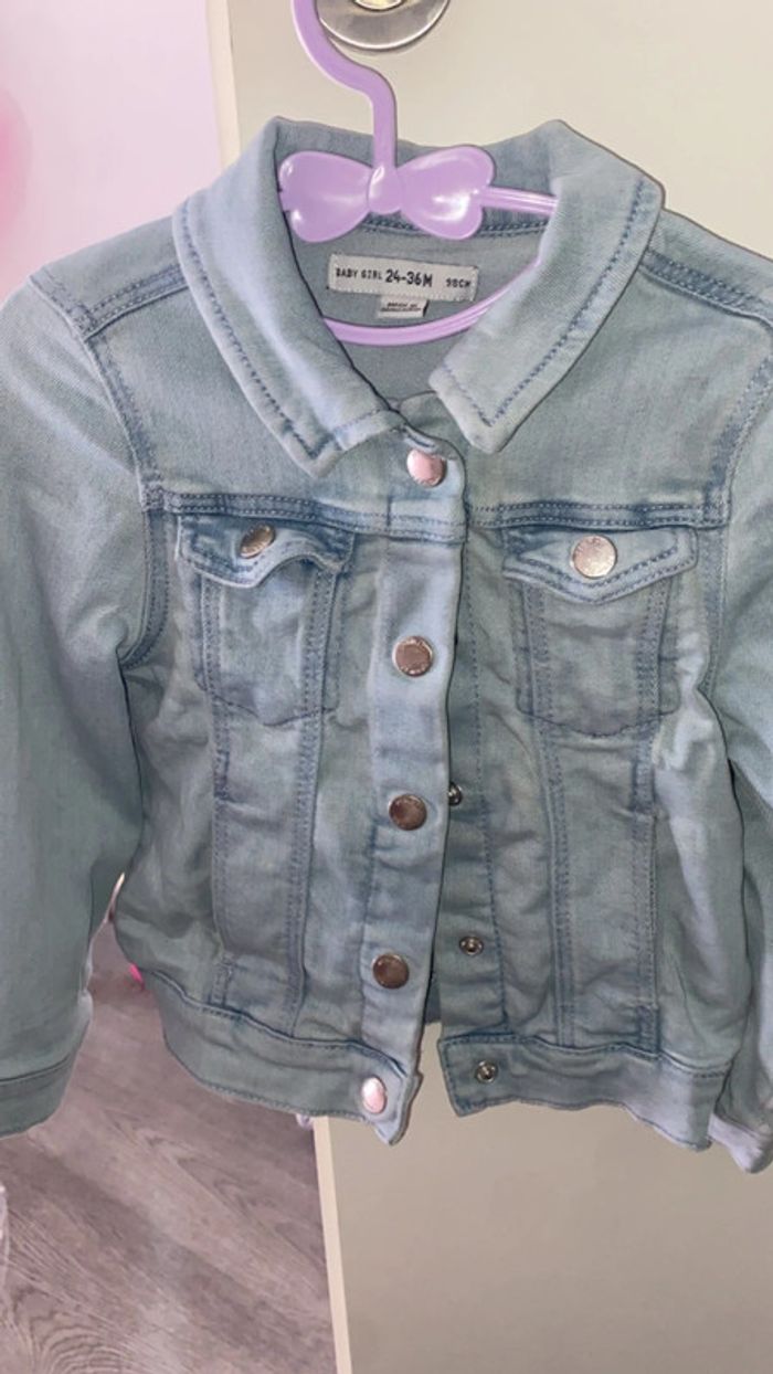 Veste en jean ZARA 24-36 mois 96 cm