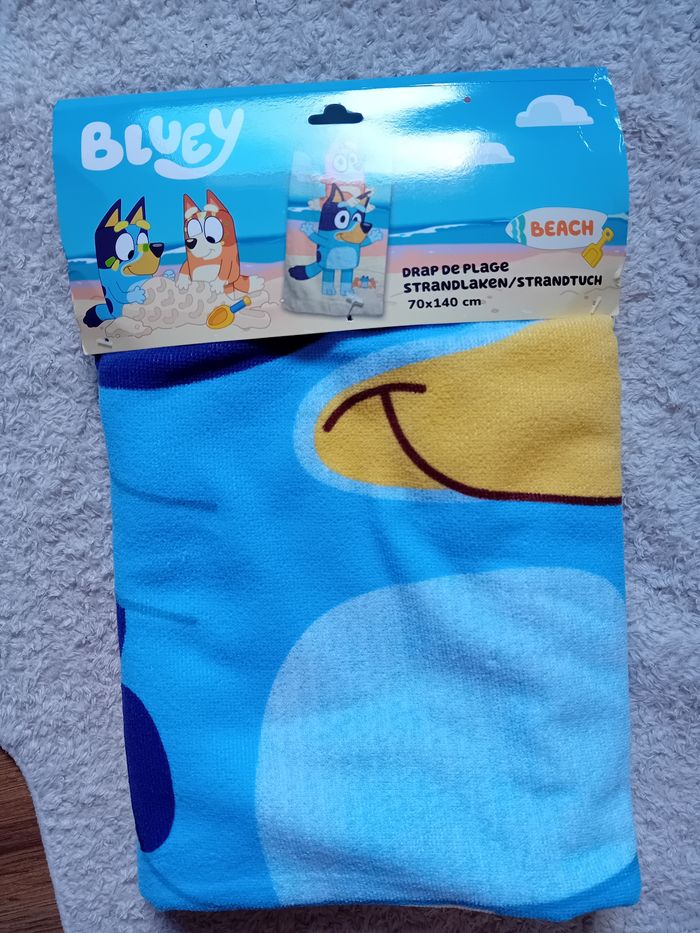 Serviette de bain/plage Bluey - photo numéro 2