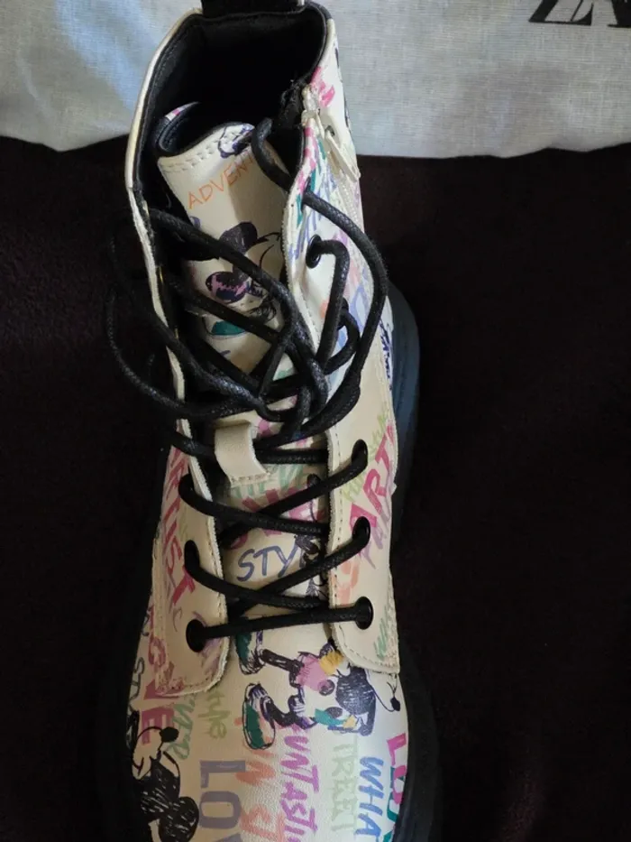 Bottines montantes Mickey coloré - photo numéro 4
