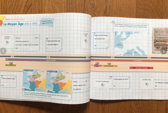 Odyssée Histoire Géographie CM1 - Cahier de traces avec autocollants - photo numéro 4