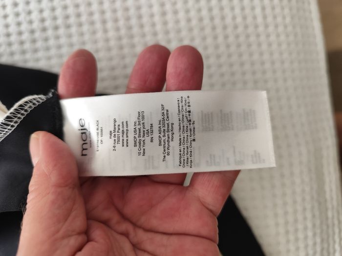 Ensemble veste pantalon Màje taille 38 noir blanc toutes saisons - photo numéro 9