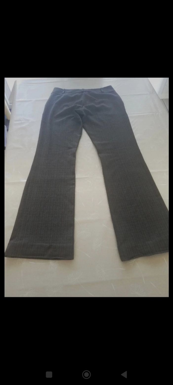 Pantalon épais marron chiné taille 40 3€ - photo numéro 3