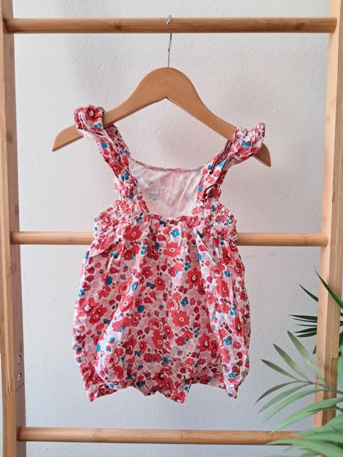 Combishort dos nue Jacadi liberty cerises 🍒 36mois parfait etat - photo numéro 2