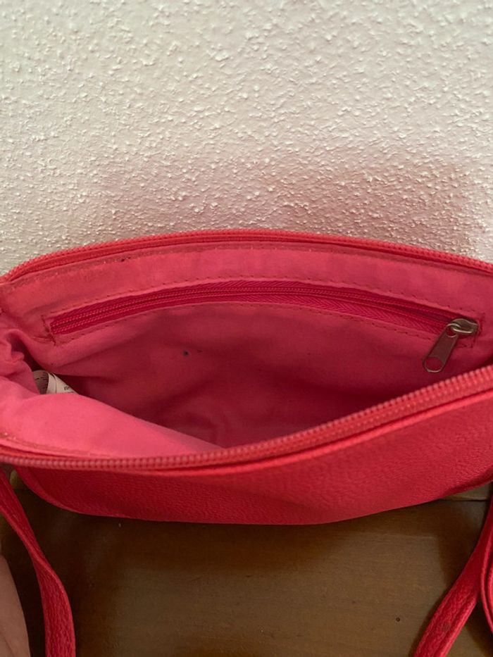 Sac bandoulière rose - photo numéro 3