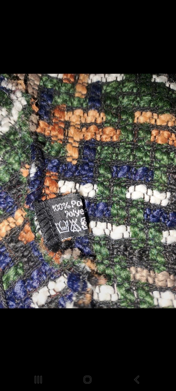 Magnifique Poncho avec  fausse fourrure - photo numéro 4