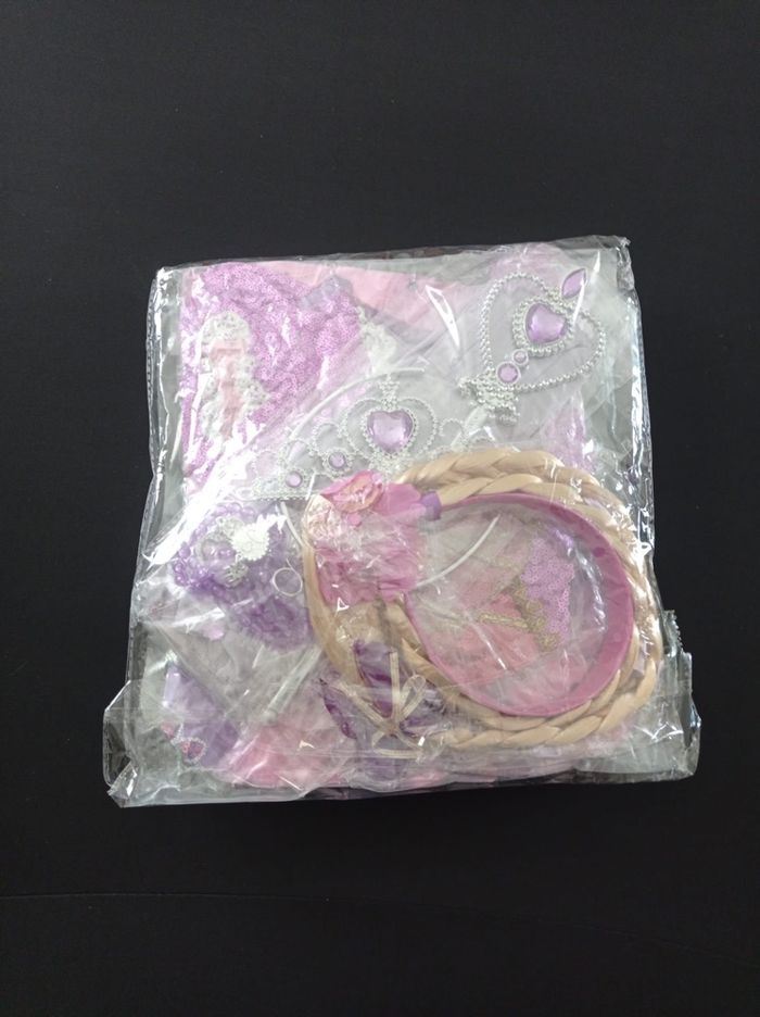 Deguisement princesse raiponce paillette 5-6ans - photo numéro 7