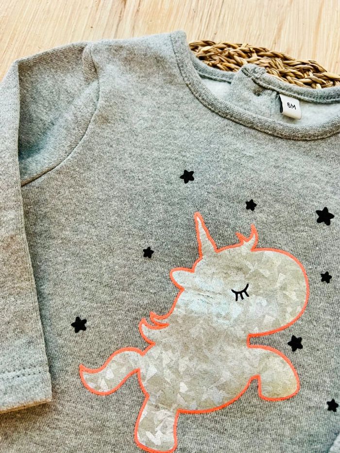 Sweat chemise Licorne - photo numéro 3
